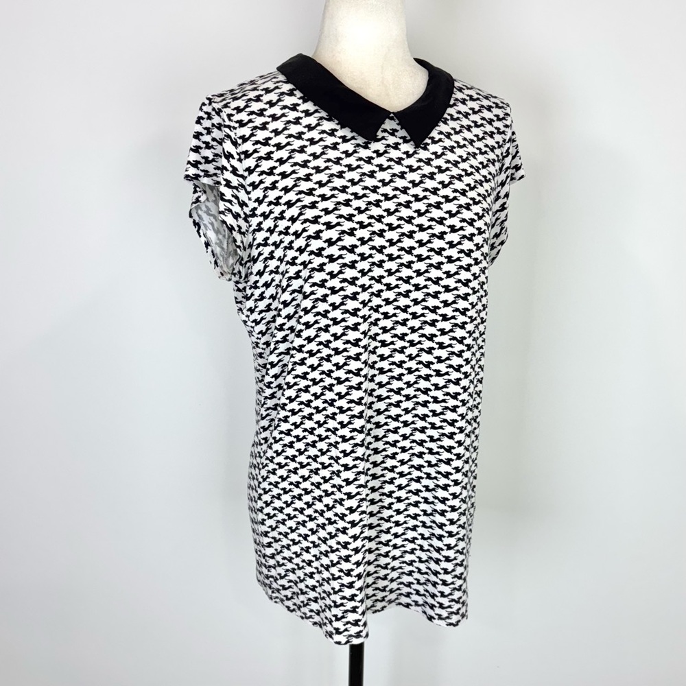 Smart Set houndstooth top - Picture 3 of 7